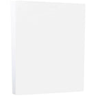 JAM Paper Papier cartonné genre bristol, fini vélin, 8 1/2 x 11 po, blanc, paquet de 100-Dimensions : 8 1/2 x 11 po