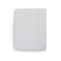 Étui JCPal DuraPro avec porte-crayon pour iPad Pro 12,9" (modèle 2021) - Gris clair-Étui à rabat léger