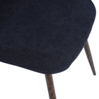 FurnitureR - Chaise de salle manger bleue, ensemble de 4, CHARLTON-Jambes En Métal