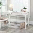 Sauder 47"W La Collection County Line Bureau - Finition Soft White-  Fini sur toutes les faces pour un placement polyvalent dans n'importe quelle pièce de votre maison