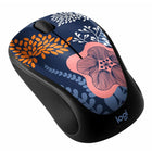 Souris sans fil Logitech collection désgine édition limitée - Forêt  florale-Portable et confortable: son design léger et portable doté d'un stockage USB intégré permet de vous rendre facilement à vos réunions ou de l'utiliser en déplacement, les revêtements latéraux en caoutchouc doux ajoutent un confort supplémentaire