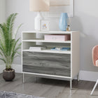 Sauder - Vista Key 1-tiroir Caisson classeur - Finition Pearl Oak (430880)-Finition Pearl Oak - Bois d'ingénierie, Métal