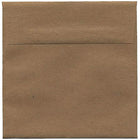 JAM Paper Enveloppes carrées de 6 x 6 po, papier Kraft brun, 50/paquet-Enveloppes en papier recyclé Kraft brun