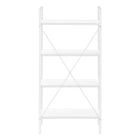 Monarch Specialties - 7801 48 po H Etagere - Blanc/Metal Blanc-Monarch Specialties est un chef de file du meuble et de la decoration interieure, developpant des produits qui offrent une valeur et un style exceptionnels depuis plus de 50 ans; votre achat sera bien emballe pour la protection et pour faciliter la livraison en temps opportun