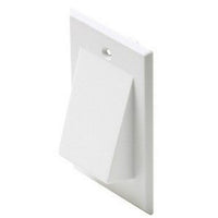 Digiwave – Plaque murale pour câble réseau, 0,1 x 2,4 x 4,5 po, blanc-Digiwave – Plaque murale pour câble réseau (bande unique)