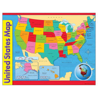 Trend Enterprises – Carte d’apprentissage des États-Unis, 10/paquet (T-38097)-Salle de classe
