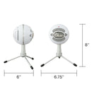 Blue Snowball iCE Plug 'n Play USB Microphone - White-Skype and Discord certified: Whether conducting interviews over Skype, streaming live gameplay on Twitch, or communicating across the globe, you’ll be heard loud and clear on leading VOIP platforms