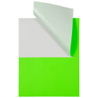 JAM Paper Étiquettes expédition, demi-feuilles, 5,5 x 8,5 po, vert néon, 50/paquet-Vert néon