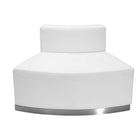 Flash Furniture – Alon Series ZB803570SWH, ensemble de réception 11 pièces, cuir, blanc-L’ensemble comprend : Chaise (1), chaise concave (4), chaise convexe (4) et pouf (2)
