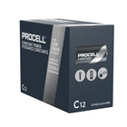 Duracell - Piles alcalines C Procell - paquet de 12-Emballés en vrac et codés individuellement par date pour une gestion efficace des stocks
