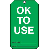 Étiquettes de sécurité, état de l’équipement et de l’inspection, Do Not Use, SAU738, 25/paquet-Langue : anglais
