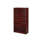 Office Star - Bibliothèque de la collection Napa, 5 tablettes, acajou-Panneaux au bout et dessus de 1 po   