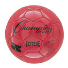 Ballon de soccer Champion Sports Extreme taille 5 rouge, paquet de 2-Coque en TPU composite doux au toucher pour plus de douceur sans compromettre la puissance et le poids