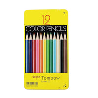 Tombow Crayons de couleur 1500 Series - paquet de 12-Pointe de pinceau flexible et résistante de haute qualité et stylo de marquage à pointe fine ferme.