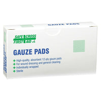 Safecross – Compresses de gaze, 2 x 2 (po), stérile, 432/paquet (3763)-Type : Tablette