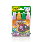 Crayola craies pour trottoir, 4 couleurs-Lavable. Se lave d'un jet d'eau.