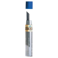 Pentel – Mines de rechange - 0,5 mm - HB - Bleu - Paquet de 12-N’a jamais besoin d’être aiguisée, est très robuste et trace des lignes foncées et nettes