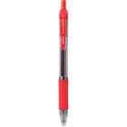 Zebra – Stylos gel à séchage rapide Sarasa rétractable – 0,7 mm – rouge – paquet de 4-La prise caoutchoutée souple indique le coloris