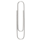 ACCO - Trombones recyclés lisses, #4 - 2 po - argent - paquet de 1 000-Trombones faits à 100 % de matériaux recyclés ; 50 % de déchets postconsommation