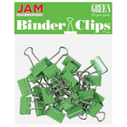 JAM PaperMD – Petites pinces relieuses, 3/4 po (19 mm), vert, 125/paquet-Taille : 0,75 po