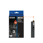 Epson - T802 Cartouche d'encre - Grande capacité - Noir-Manipulation sans souci - impressions résistantes au maculage, à la décolouration et à l’eau