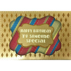 Rosedale – Cartes de souhaits et enveloppes d’anniversaire, Someone Special, doré, 5 1/2 x 8 po, 6/paquet (19760)-Imprimées sur papier cartonné non couché de haute qualité