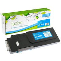 fuzion - Dell (331-8432) Cartouche De Toner Compatible - Rendement Haut - Cyan-Couleur d'encre: Cyan