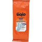 Gojo â€“ Lingettes essuie-mains Fast Wipes à multiples usages, paq./5-Format boîte à outils contenant 60 lingettes