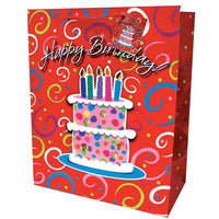 Grands sacs-cadeaux, gâteau, 12/paquet-Gâteau