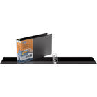 QuickFit Reliure View robuste, format légal, 8,5 po x 14 po, orientation paysage, 2 po, anneaux ronds, noir, paquet de 4-2 po