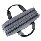 Sacoche pour Ordinateur Portable 13-14", Sac à Bandoulière, Sac de Travail/Voyage/Affaires, Matière Déperlante - Grise-Le plus grand compartiment peut accueillir un ordinateur portable jusqu'à 13,3 pouces