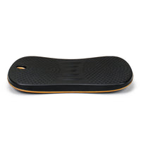 AnthroDesk - Planche d'équilibre anti-fatigue ErgoActive pour bureau debout-Mousse noire / base en bois