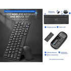 Speedex 2.4GHz Ultra-Slim Silent Wireless Keyboard and Mouse Combo-64 clés