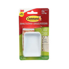 Command™ – Crochet géant pour toiles 17045-EF, 1 crochet, 4 larges bandes-Tient fermement, s’enlève facilement et est facile à appliquer