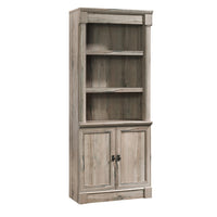 Sauder Palladia Bibliothèque avec portes - 4 tablettes - 71.85" H - Finition Split Oak (424813)-Le Standard - Finition Split Oak - Bois D'ingénierie