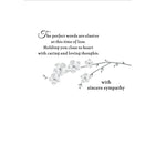 Millbrook Studios – Cartes de souhaits et enveloppes, On The Loss Of Your, 5 3/8 x 7 3/4 po, 18/paquet (06895)-Cartes de souhaits de qualité comparable à celles qu’on retrouve dans un magasin spécialisé