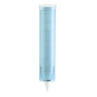 Medium Pull Trype  Distributeur de gobelets de papier, bleu, 4 à 10 oz, chaque-Autoréglable pour convenir à une grande variété de gobelets à fond moyen plat et en cône