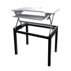 Rocelco – Support de sol pour bureau assis/debout DADR-FS, pour DADR-40 ou DADR-46, noir-Support de sol très robuste qui convertit le support de bureau DADR-40 ou DADR-46 en bureau assis/debout complet.