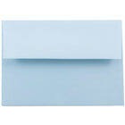 JAM Paper Enveloppes livret pour invitations avec fermeture gommée, 4 3/8 x 5 3/4 po, bleu poudre, 1000/paquet-Bleu poudre