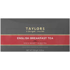 Thé à l'anglaise Taylors of Harrogate, 100 sachets (250 g)-Le thé classique Taylors of Harrogate English Breakfast est un mélange spécial de thés provenant des régions productrices de thé les plus célèbres au monde. Le goût est corsé, riche et rafraîchissant, ce qui en fait le thé idéal à déguster non seulement au petit-déjeuner, mais à tout moment de la journée.