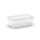 KIS - Omni Curver boîte de rangement - Transparente - 6.5 qt.-Transparente, plastique