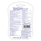 Verbatim - Clé USB 3.2 Gen 1 SeaGlass 128 Go, Grise-Windows XP, Vista, et Windows 7 et versions supérieures, Mac OS X 10.1 et versions supérieures, Linux Kernel 2.6 et versions supérieures