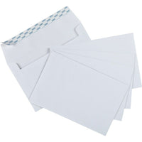 Staples - Enveloppes d'invitation A9 Quick Stripâ„¢, blanches, 5 3/4 po x 8 3/4 po, bte/50-5 3/4 po x 8 3/4 po