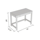 Safdie & Co. 39L Bureau - Blanc 1 Compact Tirroir-Blanc