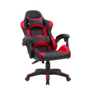 Chaise de jeu Ravagers de CorLiving - Noir/Rouge-Le siège rembourré en mousse moulée haute densité offre un bon soutien