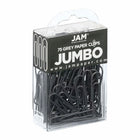 JAM PAPER - Trombone Geant Colore 2", Gris, 3 Paquets de 75-Quantite : 75 par boîte; 3 Boîtes
