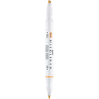 Zebra - Surligneur Mildliner à double extrémité - Orange miel-L’encre résistante à l’eau est translucide et excellente pour la superposition