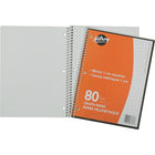 Hilroy - Cahier de notes à papier quadrillé Metro 1 cm,10 1/2 po x 8 po, 80 pages-Cahier à papier à quadrillage de 1 cm d'un côté, vierge au verso