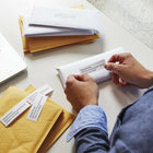 DYMO - Étiquettes d’adresse postale blanches autoadhésives LabelWriter, 1-1/8 po x 3-1/2 po - 2 rouleaux de 130 (total de 260)-Pour utilisation avec les étiqueteuses DYMO LabelWriter