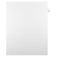 Mark Maker – Onglets séparateurs juridiques blancs, 1/25 onglets, format lettre, sans trous, numéro 179, 25/paquet-Onglets séparateurs blancs, 1/25 onglets
